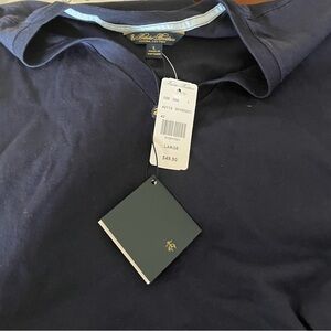 Brooks Brothers Cotton V Neck Tee Large
